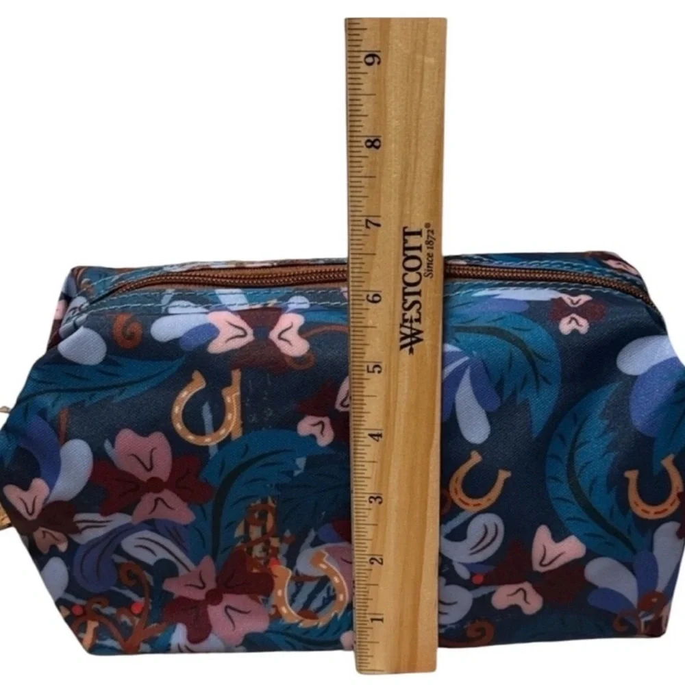 Catchfly Western Horseshoe Cosmetic Bag